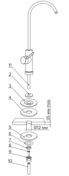AQUAPHOR RO-101S Reverse Osmosis System - Fig 9