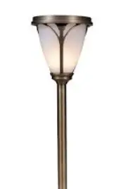 VOLT-VSPL-1047-BBZ-Solar-Flame-Integrated-LED-Brass-Path-and-Area-Light-product-image