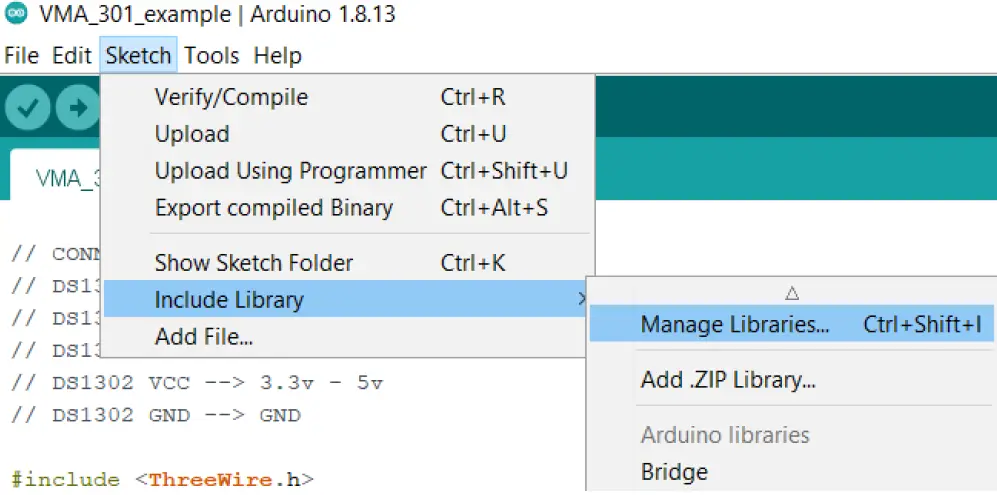 WHADDA WPI301 DS1302 Real-Time Clock Module 03