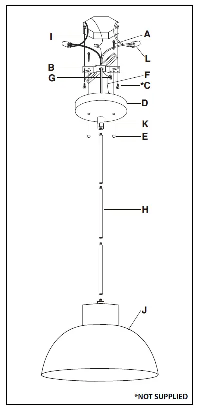 Westinghouse W-476 Mini-Pendant Kit 1