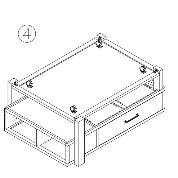 ASHLEY T949-9 Lift Top Cocktail Table - fig 5