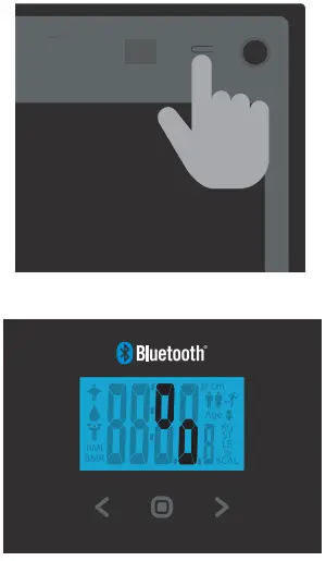 SALTER 9159 Health Premium Bluetooth Smart Bathroom Analyser Scale - Step 3