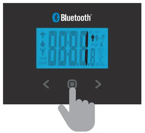 SALTER 9159 Health Premium Bluetooth Smart Bathroom Analyser Scale - Step 5