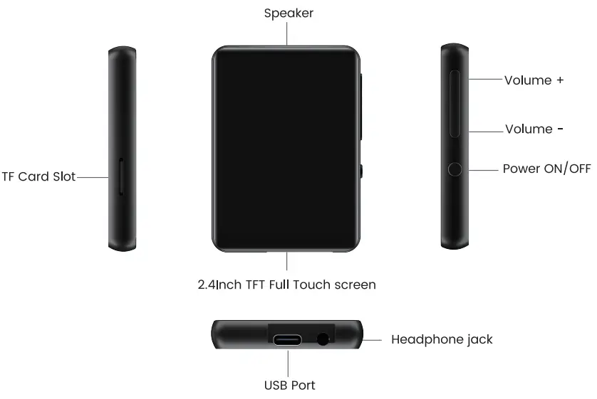 JOLIKE M4 Music Player -