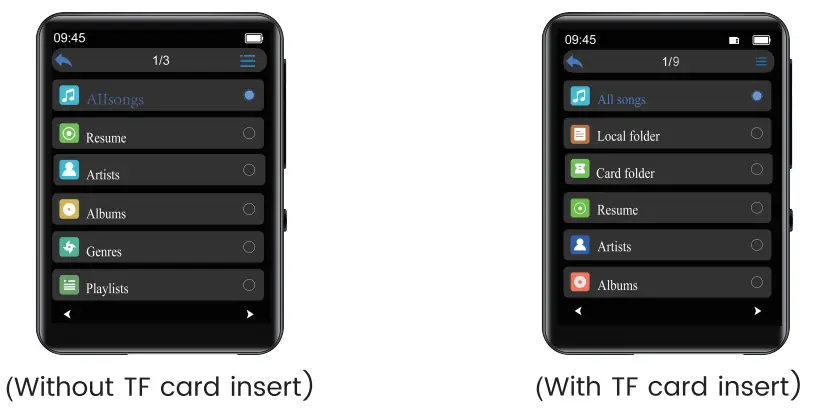 JOLIKE M4 Music Player - 2