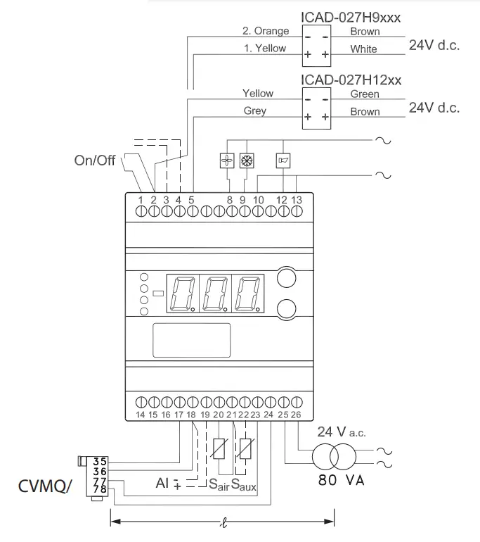 Danfoss EKC 361 Media Temperature Controller - Fig