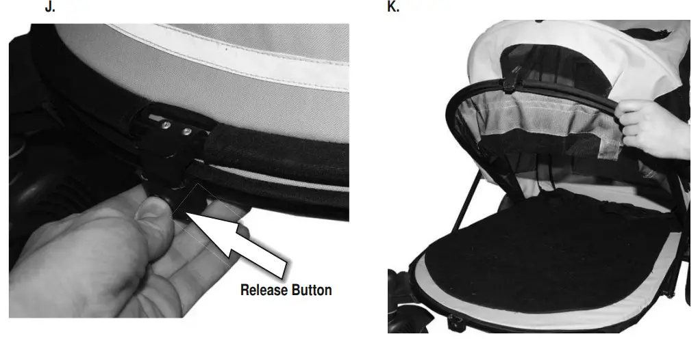 PET GEAR PG8650NZ No-Zip Excursions Pet Stroller -jk