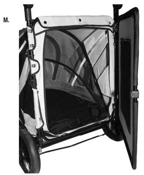 PET GEAR PG8650NZ No-Zip Excursions Pet Stroller -stroller M