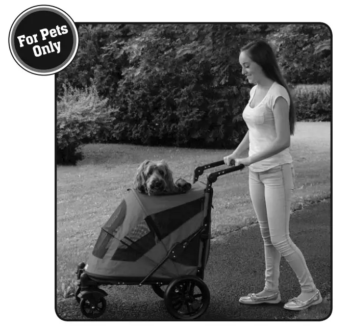 PET GEAR PG8650NZ No-Zip Excursions Pet Stroller