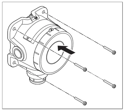 Honeywell Sensepoint XRL Fixed Gas Detector -Securing the Detector to a Wall
