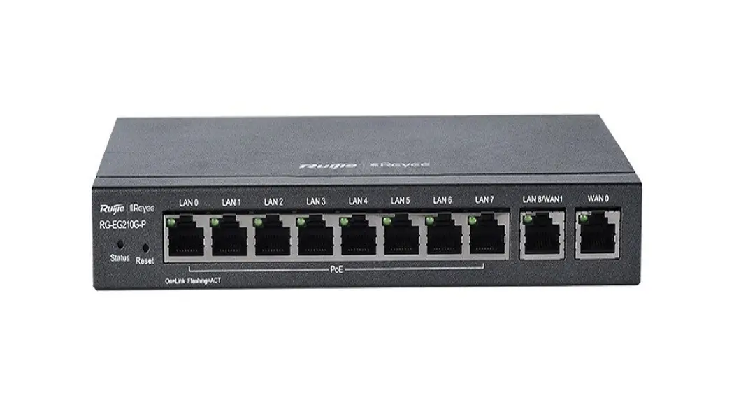 Reyee Rg-eg209gs 9-port Gigabit Cloud Managed Sfp Router User Manual Reyee Rg-eg209gs 9-port Gigabit Cloud Managed Sfp Router User Manual