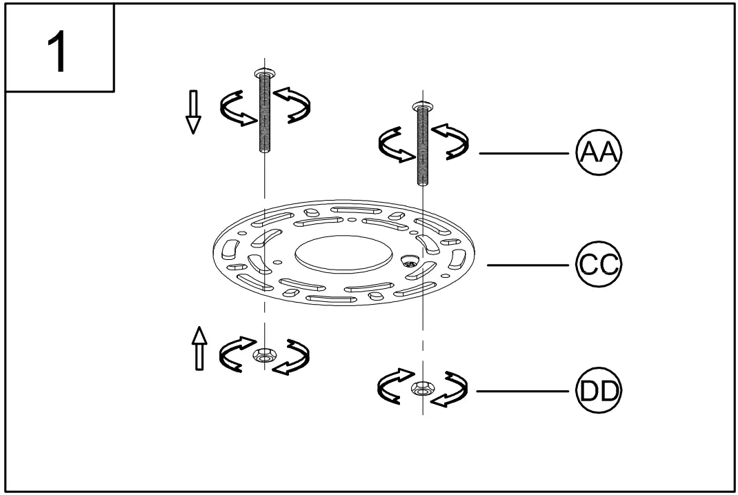 PROGRESS LIGHTING P350235 3-Light Semi-Flush - fig 3
