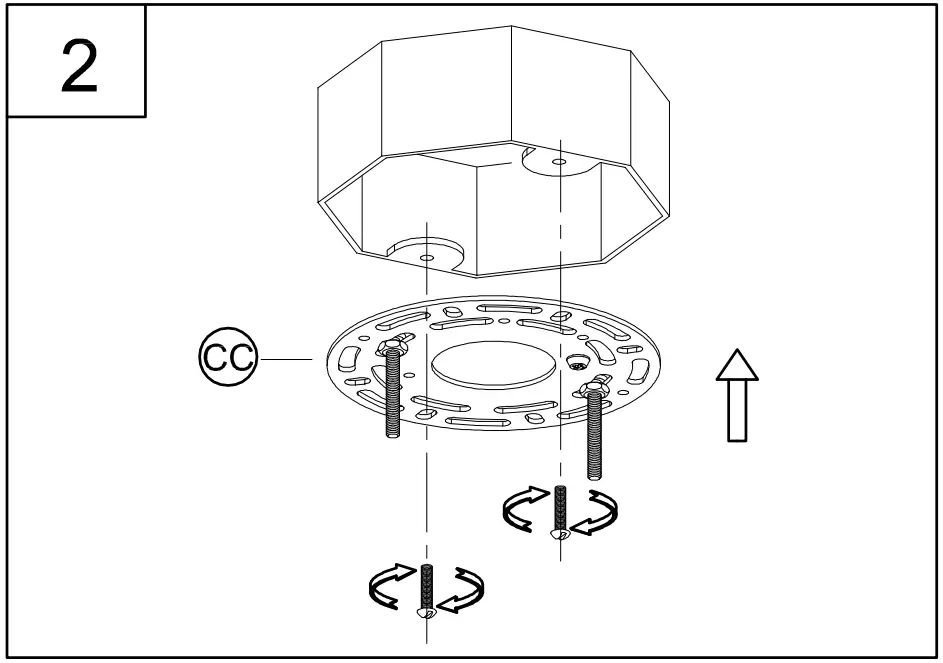 PROGRESS LIGHTING P350235 3-Light Semi-Flush - fig 4