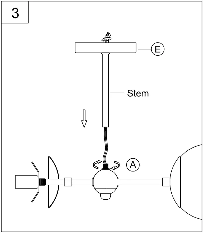 PROGRESS LIGHTING P350235 3-Light Semi-Flush - fig 6