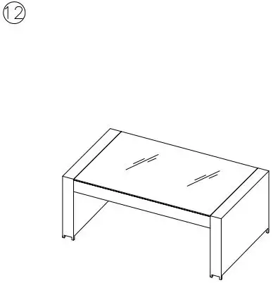 ASHLEY P351035 East Brook Outdoor Loveseat With Table-FIG9