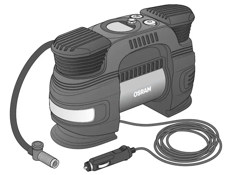 OSRAM TYREinflate OTI830 Large Vehicle Digital Tyre Inflator 12V DC-product