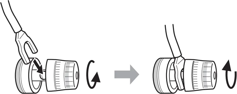 ESOTERIC S-05 - Connecting speakers 2