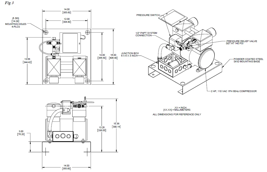 POTTER INS-QFC Quick Fill Compressor 3