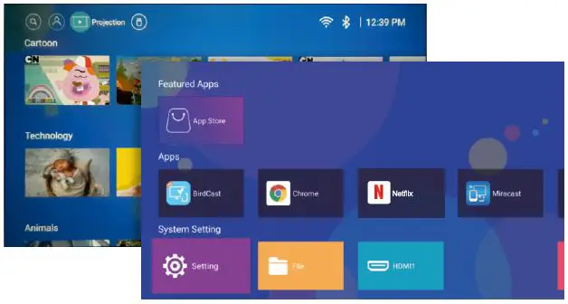 ZEBRONICS-ZEB-PIXAPLAY-18 Smart-LED-Vertical-Projector-09