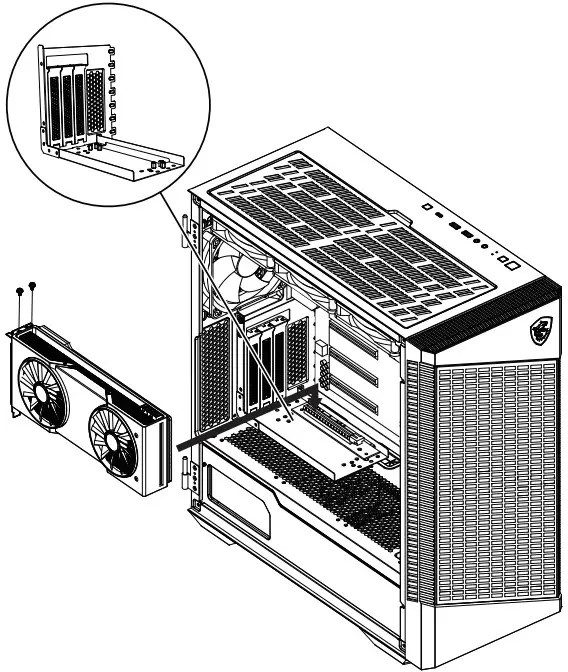 Graphics Card Vertical Installation