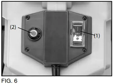 DRAPER 97973 230V RAPID Garden Shredder - OPERATING THE SHREDDER 1