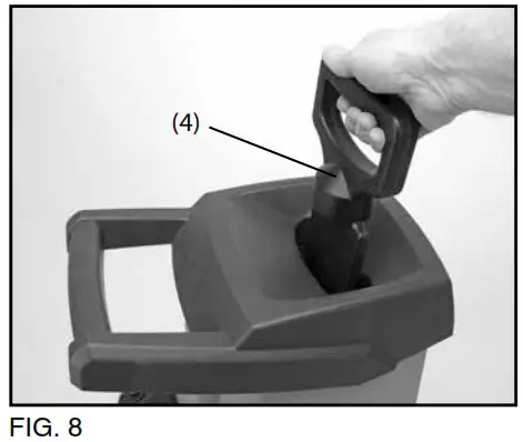 DRAPER 97973 230V RAPID Garden Shredder - OPERATING THE SHREDDER 3