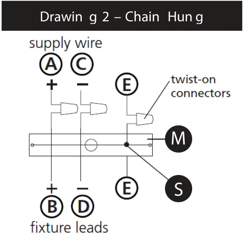 HINKLEY 2591 Max Medium Post Top or Pier Mount Lantern - Drawin g 2 – Chain Hun g