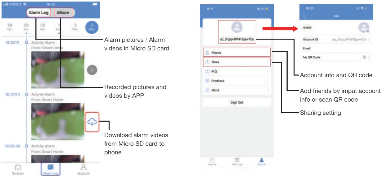 SPYGADGETS no AI LS008 Ultra Long Standby WiFi Security Camera with Low Power Consumption - App Introduction 2