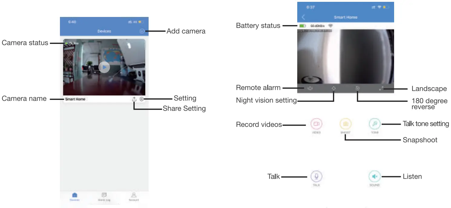 SPYGADGETS no AI LS008 Ultra Long Standby WiFi Security Camera with Low Power Consumption - App Introduction