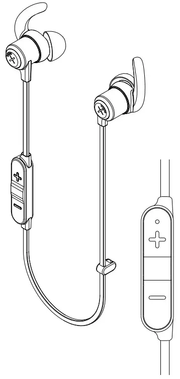 X by KYGO 7072506210088 Xelerate Wireless Sports Earphones - General function