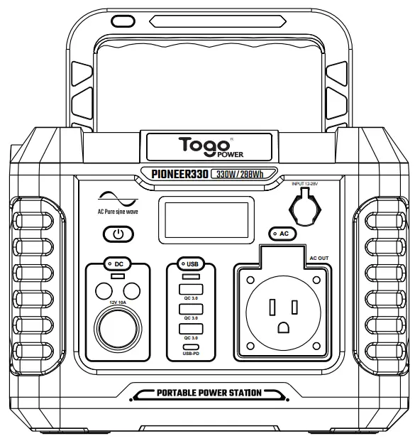 Togo POWER TGPTPS330 Pioneer 330 Power Station-