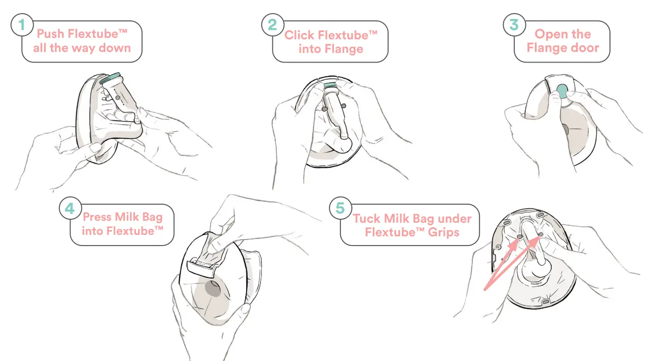 Willow Wearable Breast Pump - assembly