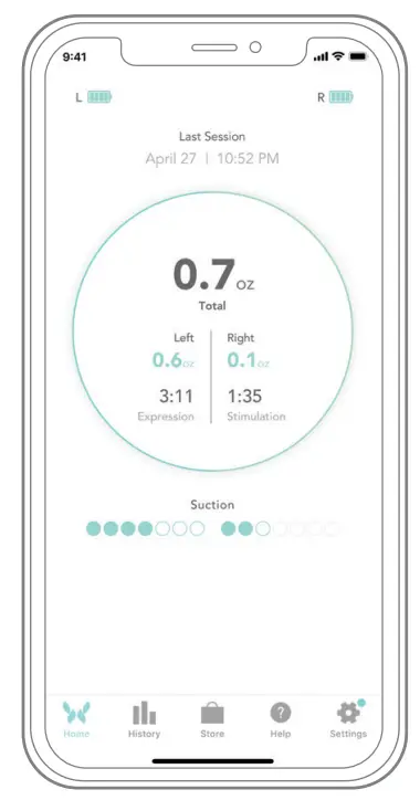 Willow Wearable Breast Pump - suction1