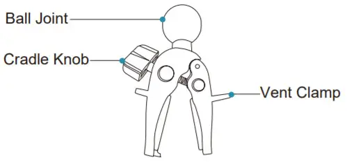 YRU C126 Universal Car Phone Holder -FIGURE 17