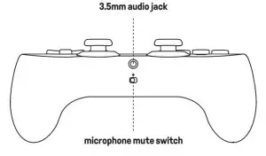 8BitDo Pro 2 Wired Controller - WHITS STATUS LED2
