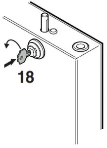LIEBHERR Beverage Cooler- Changing over door 08