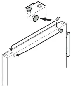 LIEBHERR Beverage Cooler- Changing over door 12