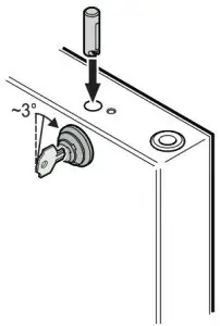 LIEBHERR Beverage Cooler- Changing over door 15
