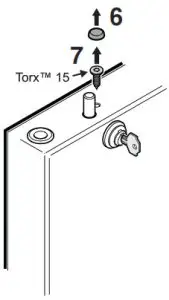 LIEBHERR Beverage Cooler-Changing over door