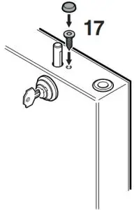 LIEBHERR Beverage Cooler- Changing over door 17