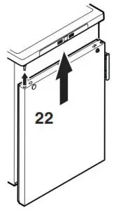 LIEBHERR Beverage Cooler- Changing over door 22