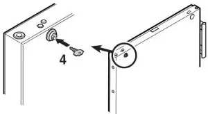 LIEBHERR Beverage Cooler- Changing over door 4