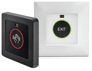 SALTO WV1RDOB WAVE XS Touchless Button Infrared Wall Reader