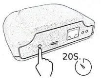 CLIMASTAR BMULTPW Silicium One Wifi - reset the smartbox