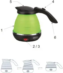 camry CR1265 Travel Kettle - product