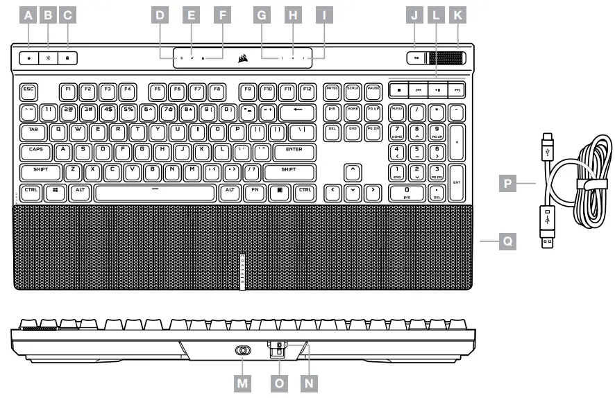 CORSAIR K70 RGB PRO Mechanical Gaming Keyboard - KNOW YOUR KEYBOARD
