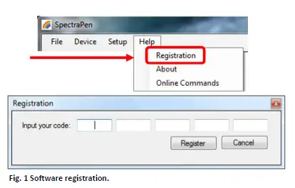 PSI SpectraPen Mini Software FIG 1