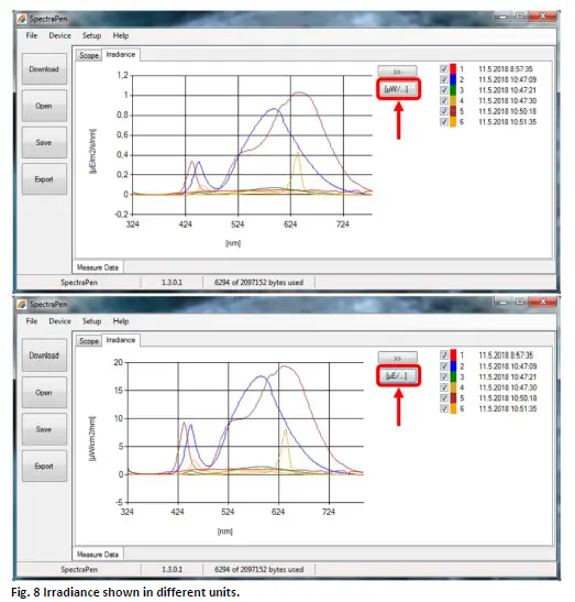 PSI SpectraPen Mini Software FIG 12
