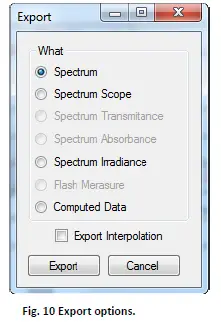 PSI SpectraPen Mini Software FIG 14