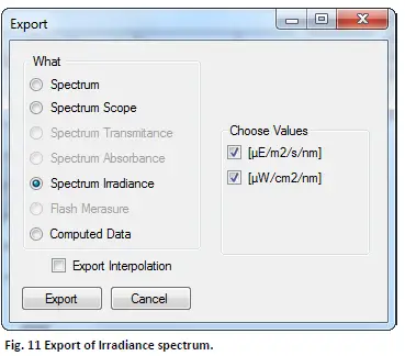 PSI SpectraPen Mini Software FIG 15